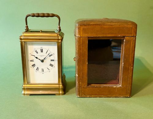 fig 2. FINE FRENCH CARRIAGE CLOCK BY JACOT