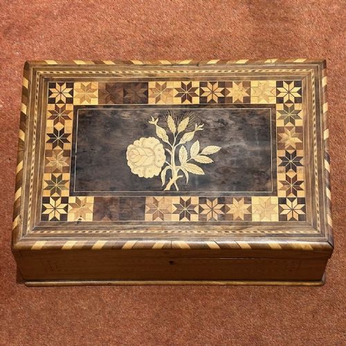 Tunbridge-ware Inlaid Box, C.1900