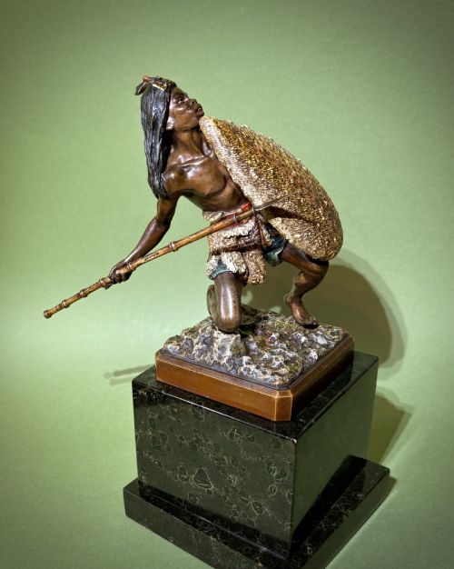 Large Vienna Cold-painted Bronze Figure