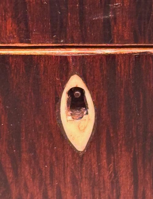 GEORGE III PARTRIDGE WOOD TEA CADDY - ADDITIONAL PHOTO 2