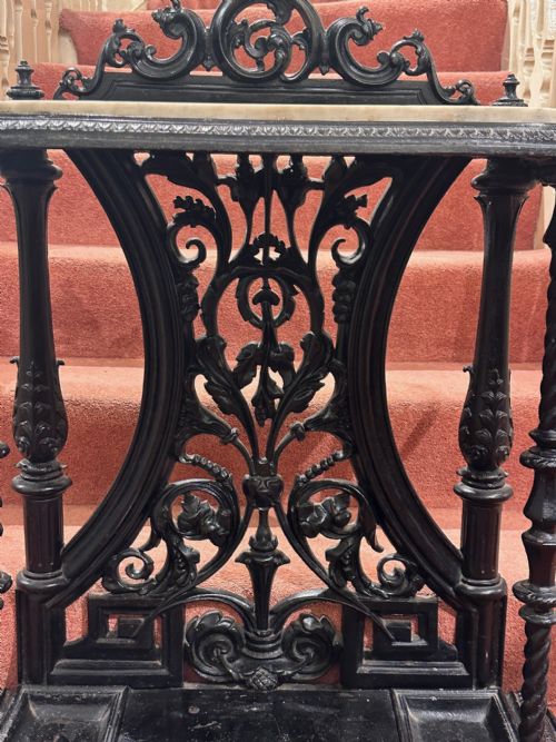 VICTORIAN CAST IRON STICK UMBRELLA STAND - ADDITIONAL PHOTO 2