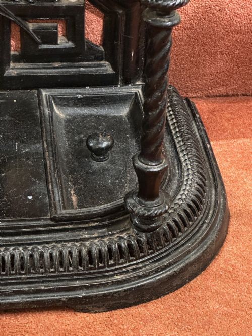 VICTORIAN CAST IRON STICK UMBRELLA STAND - ADDITIONAL PHOTO 3