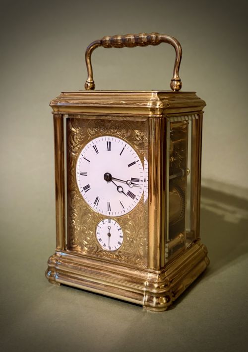 Fine French Striking Carriage Clock