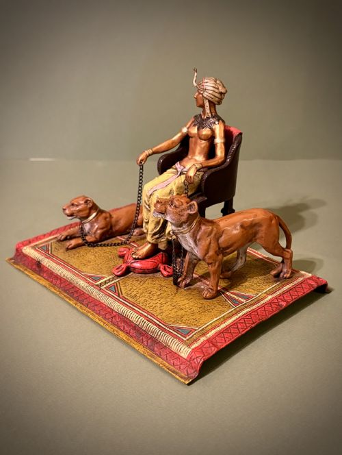 fig 1. FINE LARGE AUSTRIAN BRONZE FIGURE GROUP