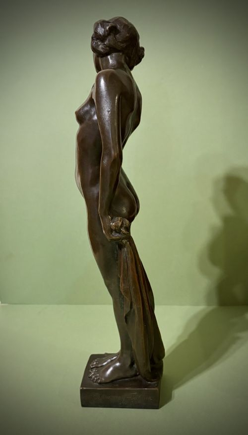 fig 1. A TRULY CHARMING BRONZE SCULPTURE