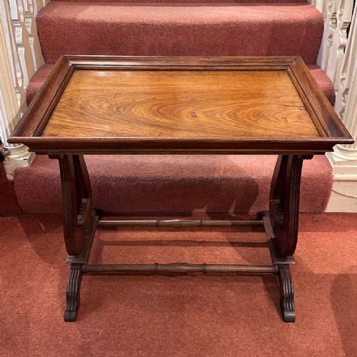 19th Century Rosewood Butlers Tray on Stand