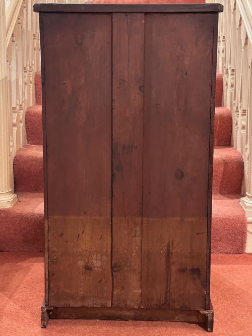 19TH CENTURY MAHOGANY WELLINGTON CHEST - ADDITIONAL PHOTO 3