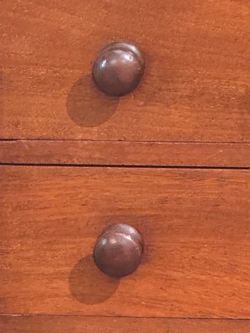 19TH CENTURY MAHOGANY WELLINGTON CHEST - ADDITIONAL PHOTO 8