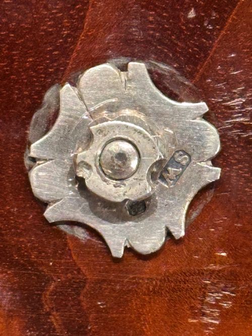 19TH CENTURY FLAME MAHOGANY DOUBLE TEA CADDY - ADDITIONAL PHOTO 4