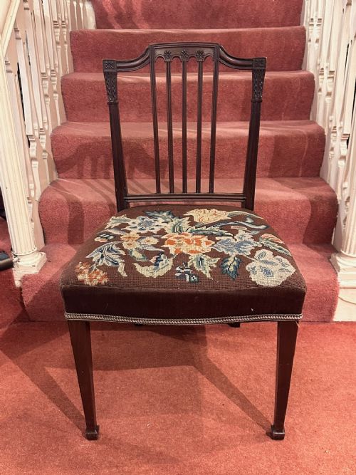 SET OF EIGHT 6 2 GEORGE III MAHOGANY DINING CHAIRS - ADDITIONAL PHOTO 1