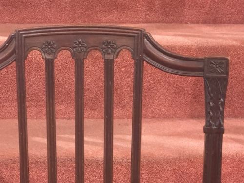 SET OF EIGHT 6 2 GEORGE III MAHOGANY DINING CHAIRS - ADDITIONAL PHOTO 3