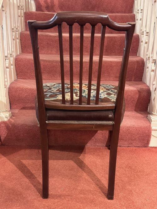 SET OF EIGHT 6 2 GEORGE III MAHOGANY DINING CHAIRS - ADDITIONAL PHOTO 6