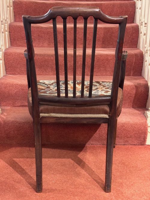 SET OF EIGHT 6 2 GEORGE III MAHOGANY DINING CHAIRS - ADDITIONAL PHOTO 15
