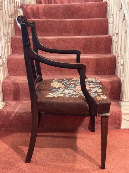 SET OF EIGHT 6 2 GEORGE III MAHOGANY DINING CHAIRS - ADDITIONAL PHOTO 16