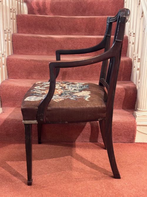 SET OF EIGHT 6 2 GEORGE III MAHOGANY DINING CHAIRS - ADDITIONAL PHOTO 17