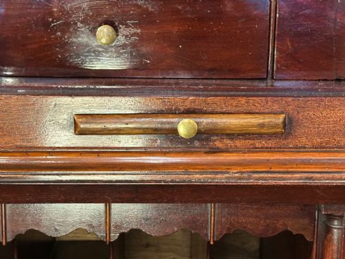 AN EXCEPTIONAL 18TH CENTURY GEORGE II BUREAU BOOKCASE - ADDITIONAL PHOTO 7
