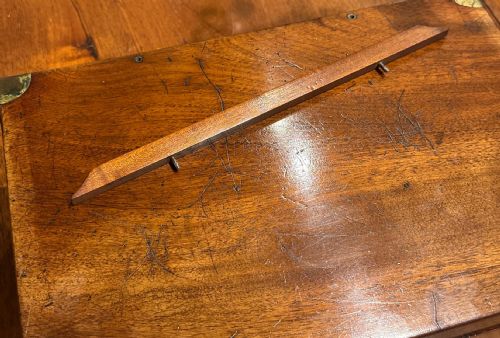 UNUSUAL 19TH CENTURY BRASS BOUND MAHOGANY WRITING BOX LECTERN - ADDITIONAL PHOTO 11
