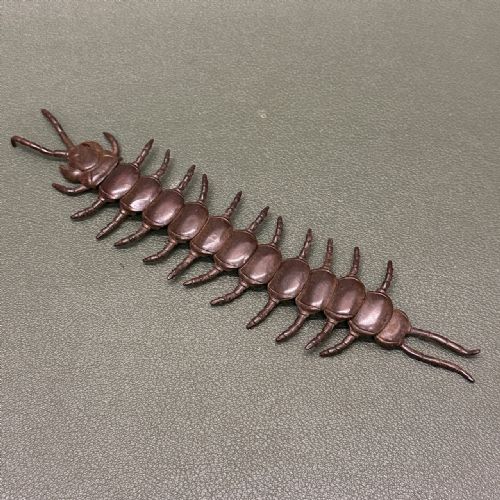 19th Century (Meiji Period) Japanese Bronze Articulated Bronze Centipede