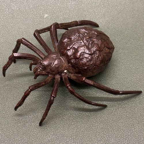 19th Century (Meiji Period) Japanese Bronze Tarantula Type Spider