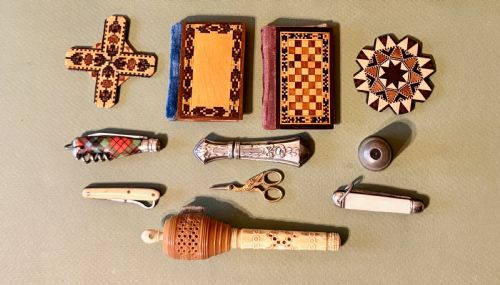 FINE TUNBRIDGE FITTED SEWING BOX - ADDITIONAL PHOTO 4