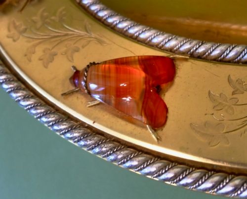 FINE GILDED AGATE TAZZA - ADDITIONAL PHOTO 4