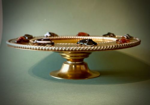 FINE GILDED AGATE TAZZA - ADDITIONAL PHOTO 5