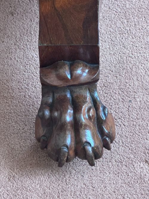 WILLIAM IV ROSEWOOD TILTTOPPED BREAKFAST CENTRE TABLE - ADDITIONAL PHOTO 2