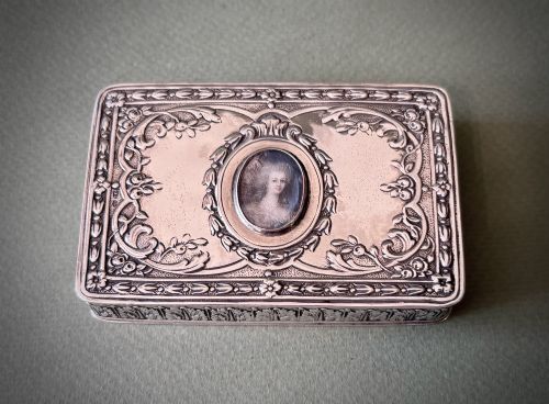 Continental Silver Snuff Box