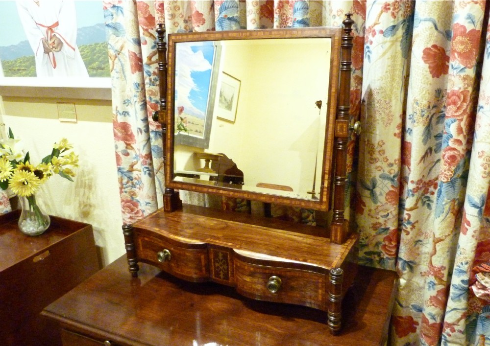 GOOD REGENCY ROSEWOOD DRESSING MIRROR