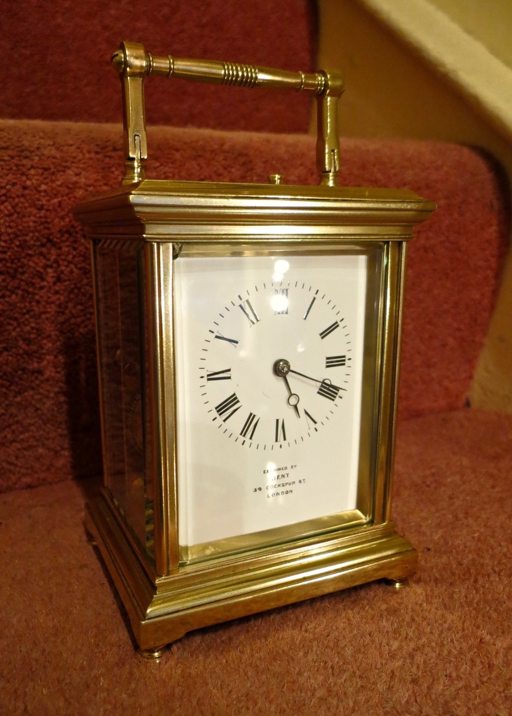 RARE 5-MINUTE REPEATING CARRIAGE CLOCK