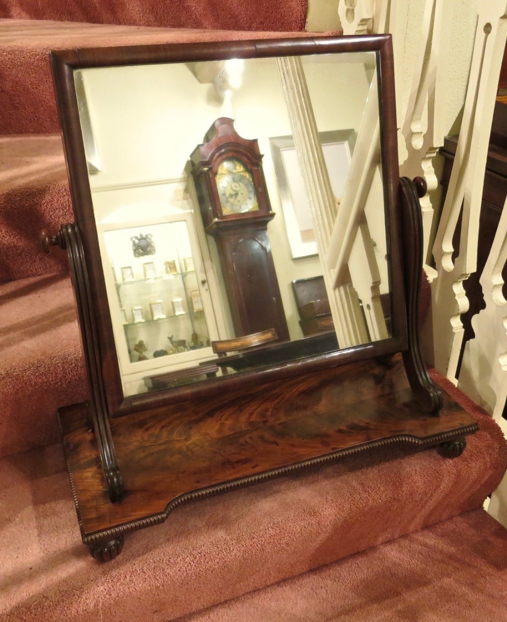MAHOGANY DRESSING MIRROR BY GILLOWS