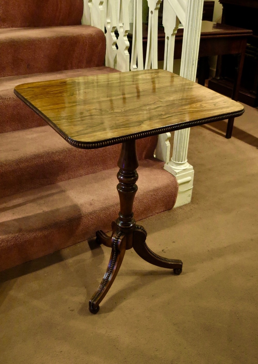 GILLOWS: A LOVELY ROSEWOOD WINE TABLE