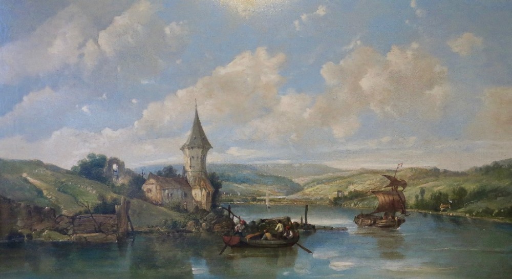 A.H.VICKERS: CONTINENTAL OIL ON CANVAS