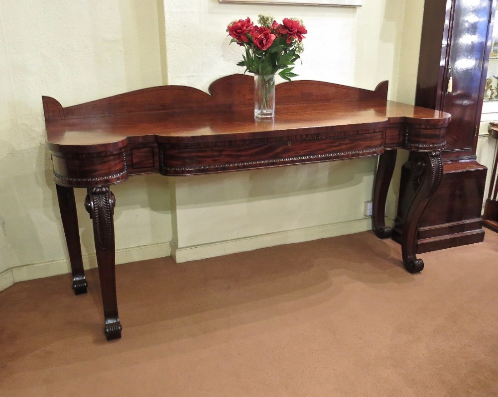 VERY FINE REGENCY SERVING OR HALL TABLE