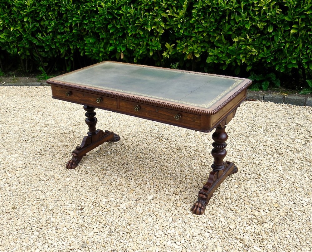 GILLOWS: FINE LIBRARY WRITING TABLE