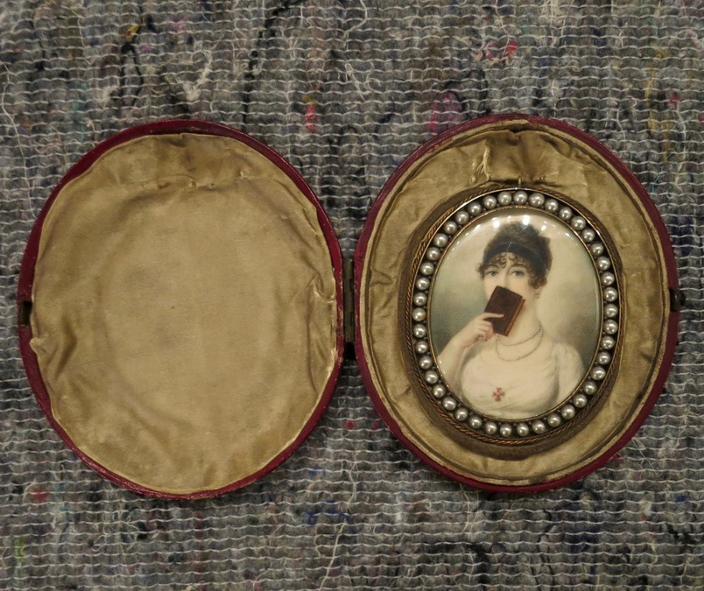 REGENCY CASED MINIATURE PORTRAIT