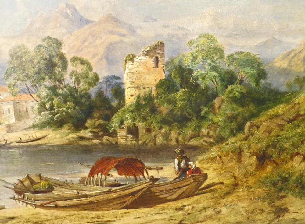 WILLIAM WILTHIEU FENN: OIL OF LAKE LUGANO View IV