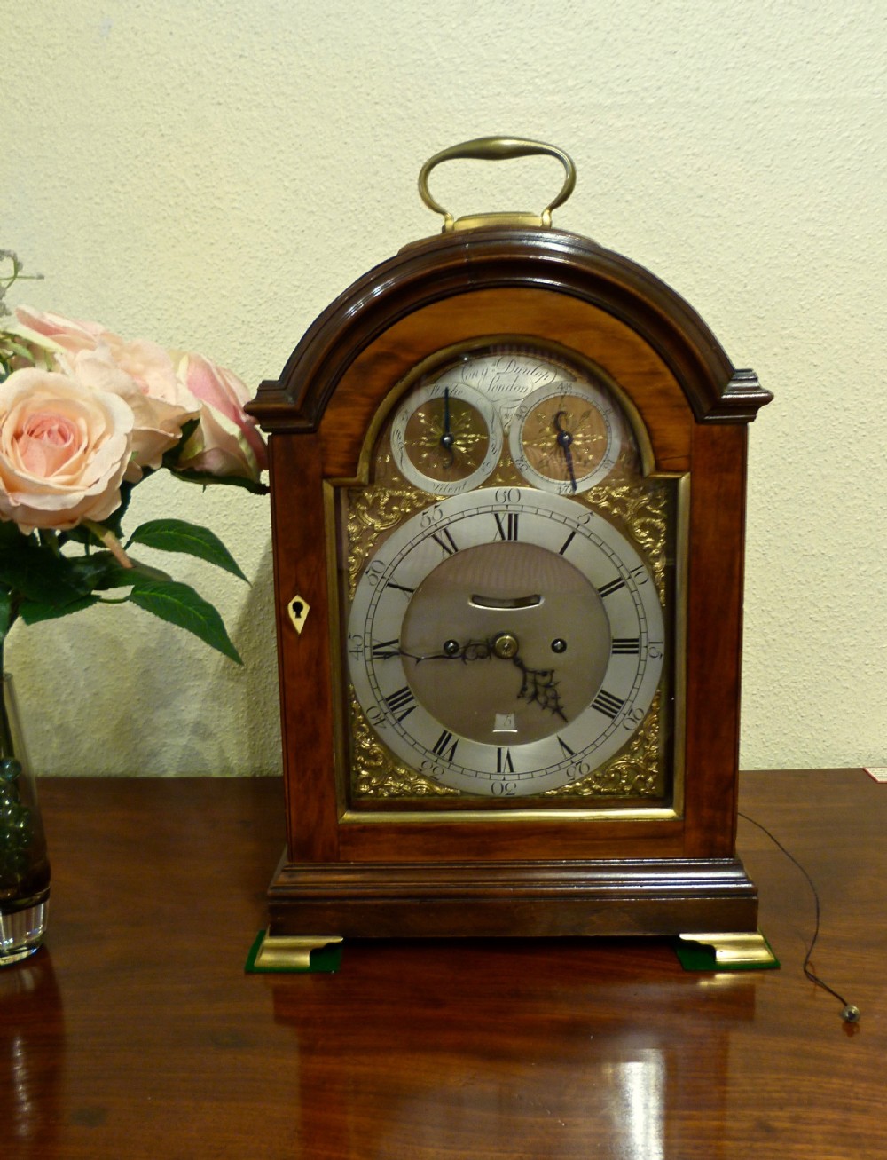 VERGE BRACKET CLOCK BY CONYERS DUNLOP, LONDON View VII