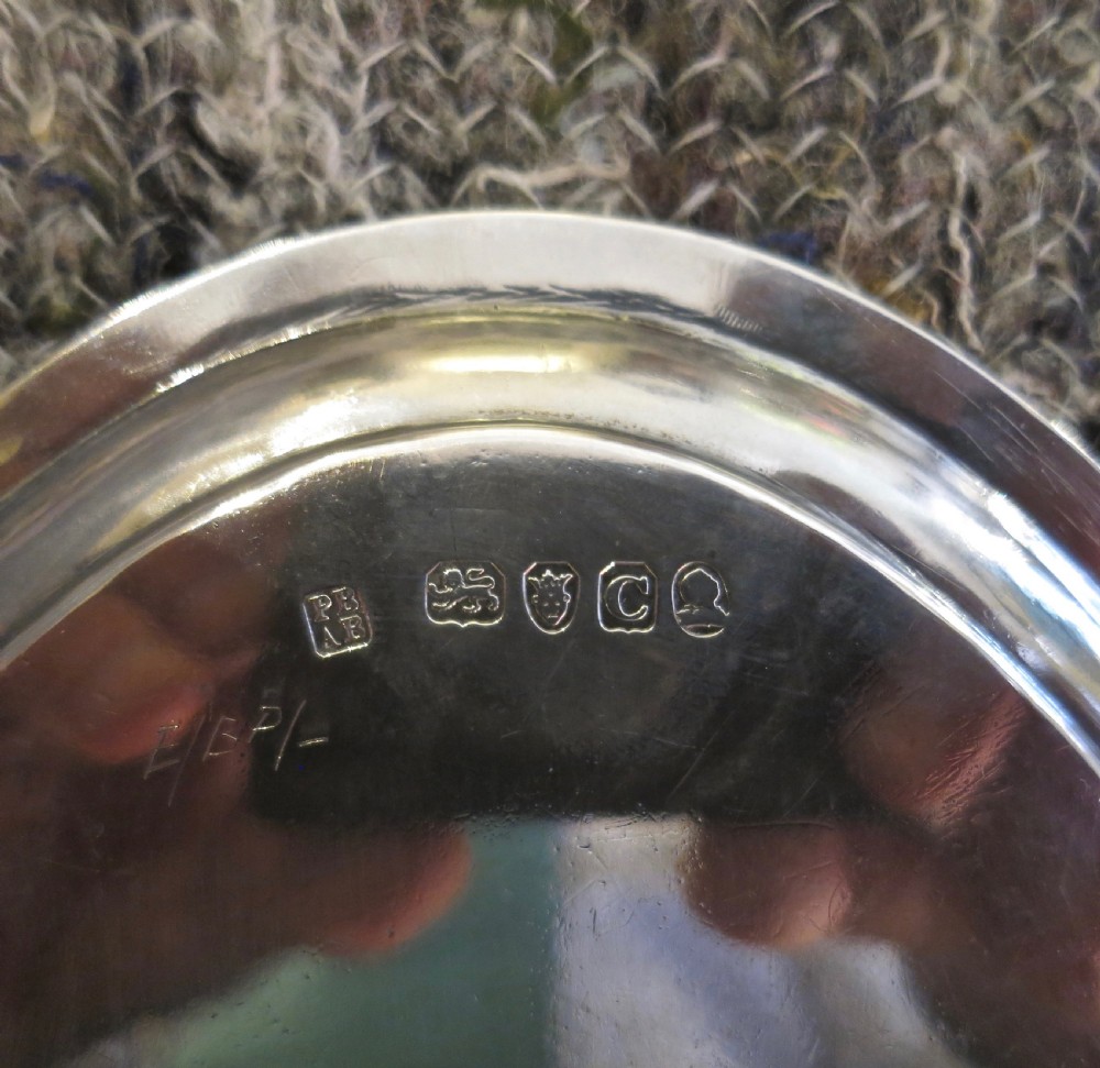 18th century silver teapot stand View IV
