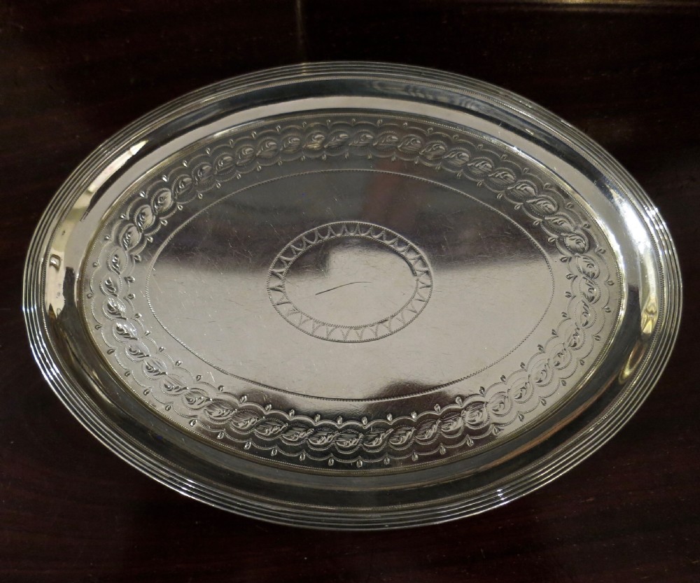 18th century silver teapot stand View VI