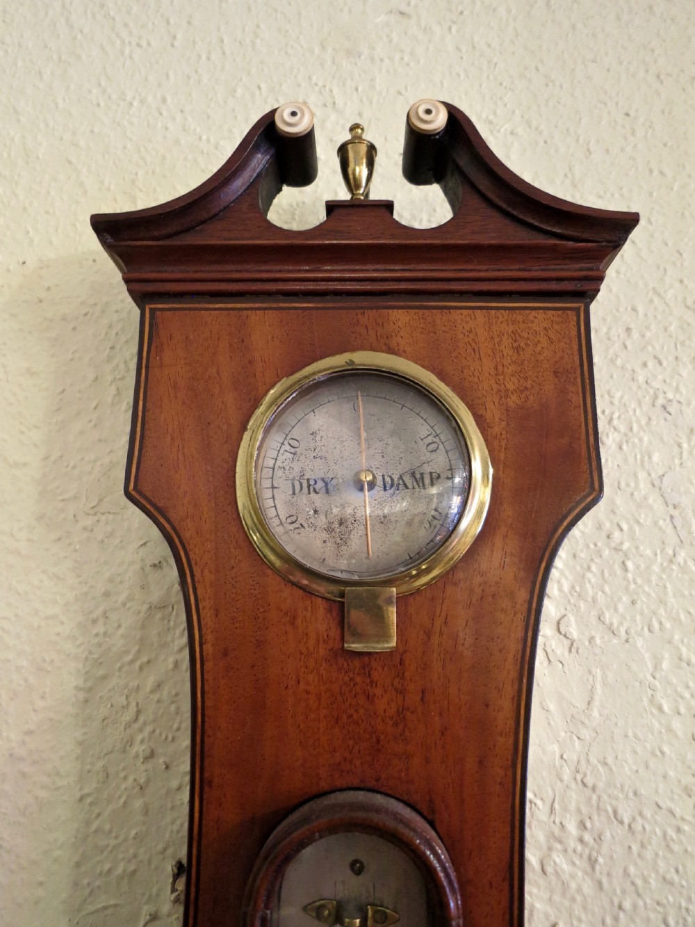 LARGE AND IMPRESSIVE WHEEL BAROMETER View VI