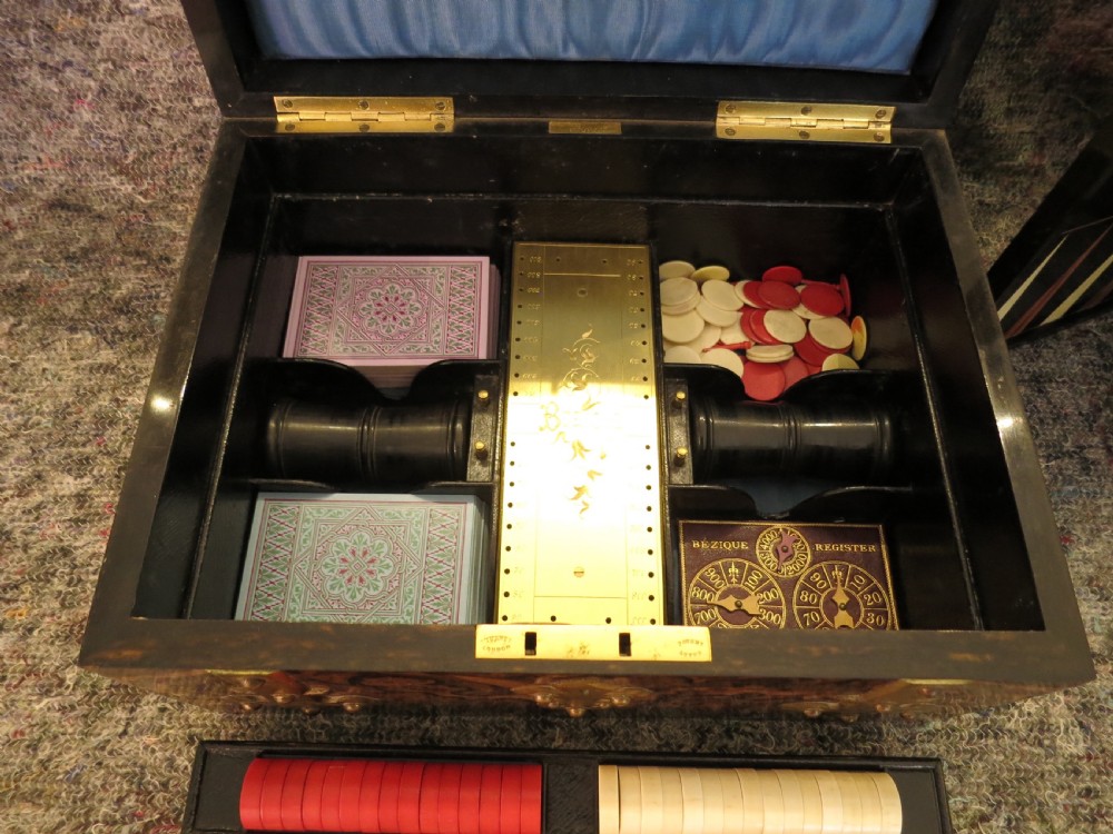 FITTED BURR WALNUT GAMES COMPENDIUM View IV