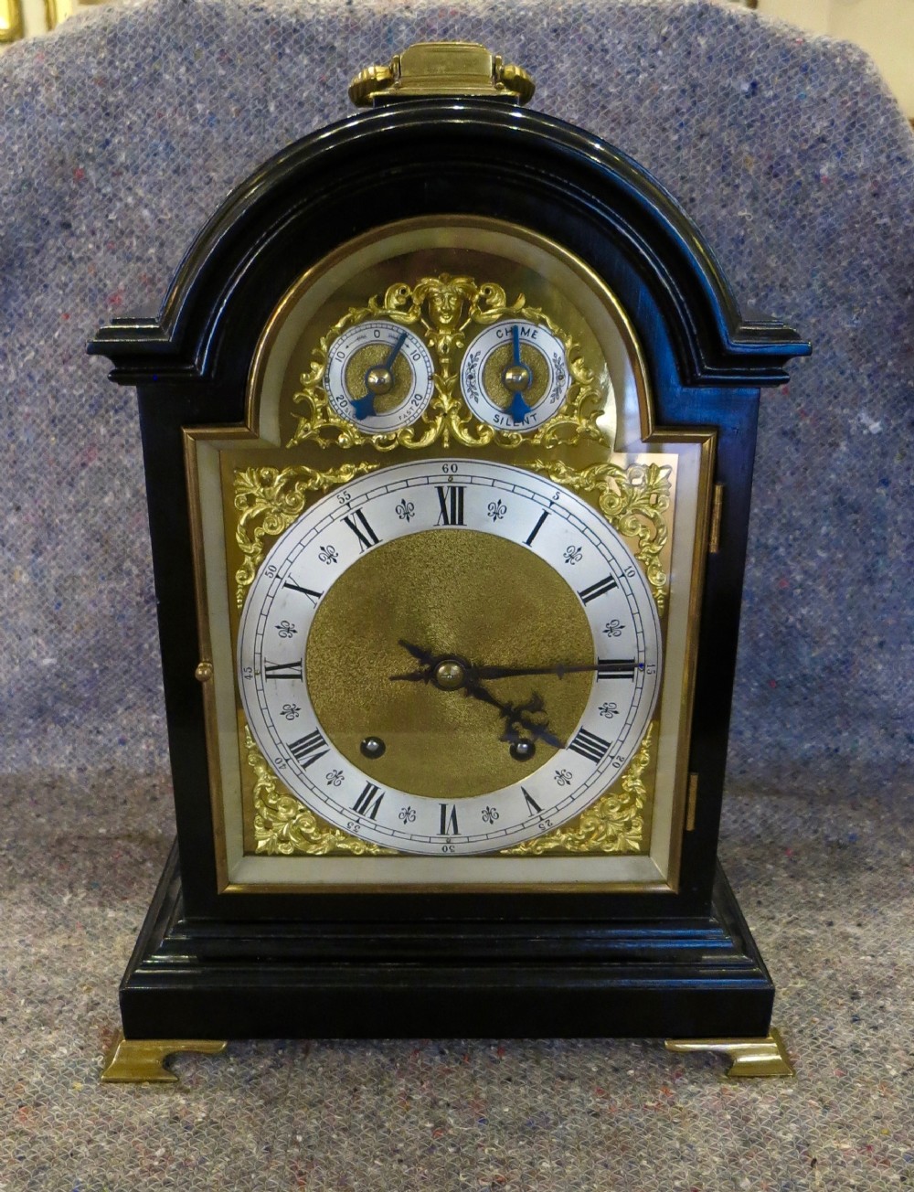 LATE 19TH CENTURY CHIMING BRACKET CLOCK