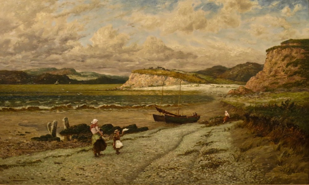 ARTHUR BLACKBURN: LARGE IMPRESSIVE LANDSCAPE View II
