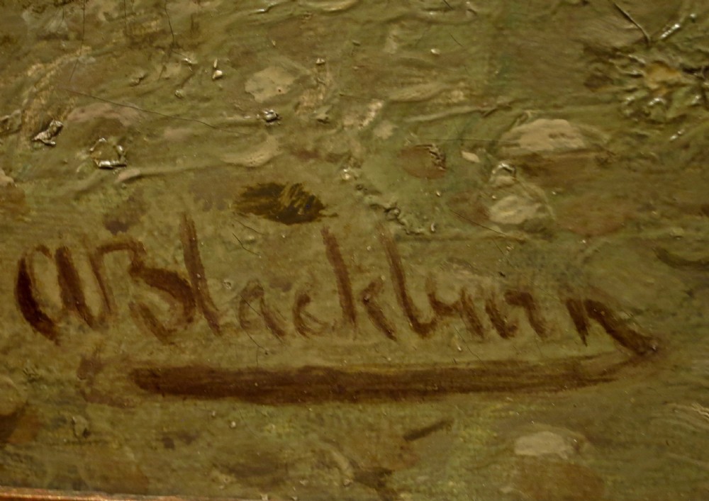 ARTHUR BLACKBURN: LARGE IMPRESSIVE LANDSCAPE View VI