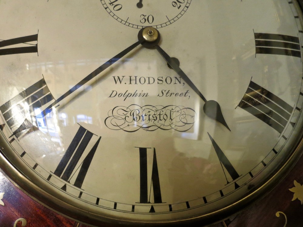 REGENCY BRASS-INLAID WALL CLOCK View IV