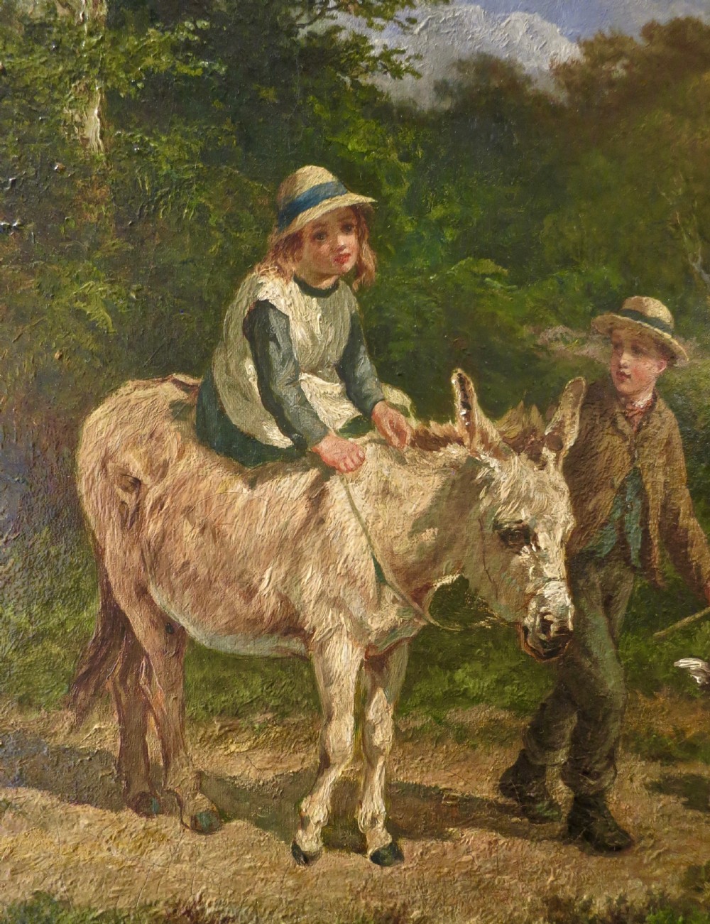 CHARMING OIL ON CANVAS BY EDWARD HOLMES View III