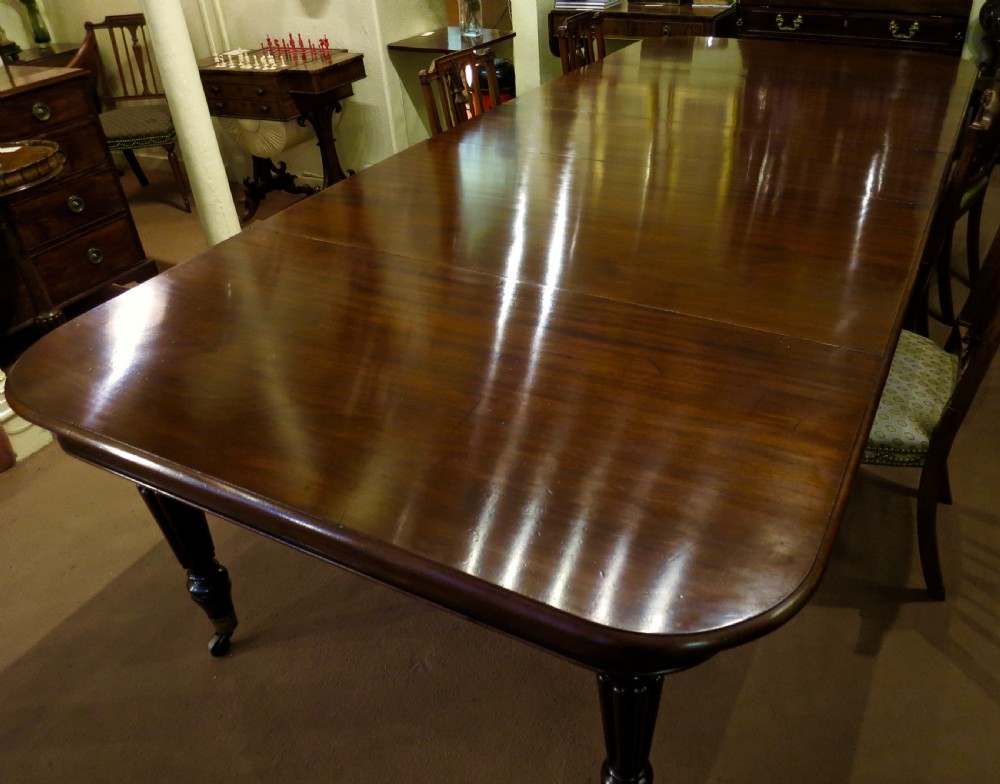 LARGE 12-SEAT DINING TABLE BY GILLOWS View VI