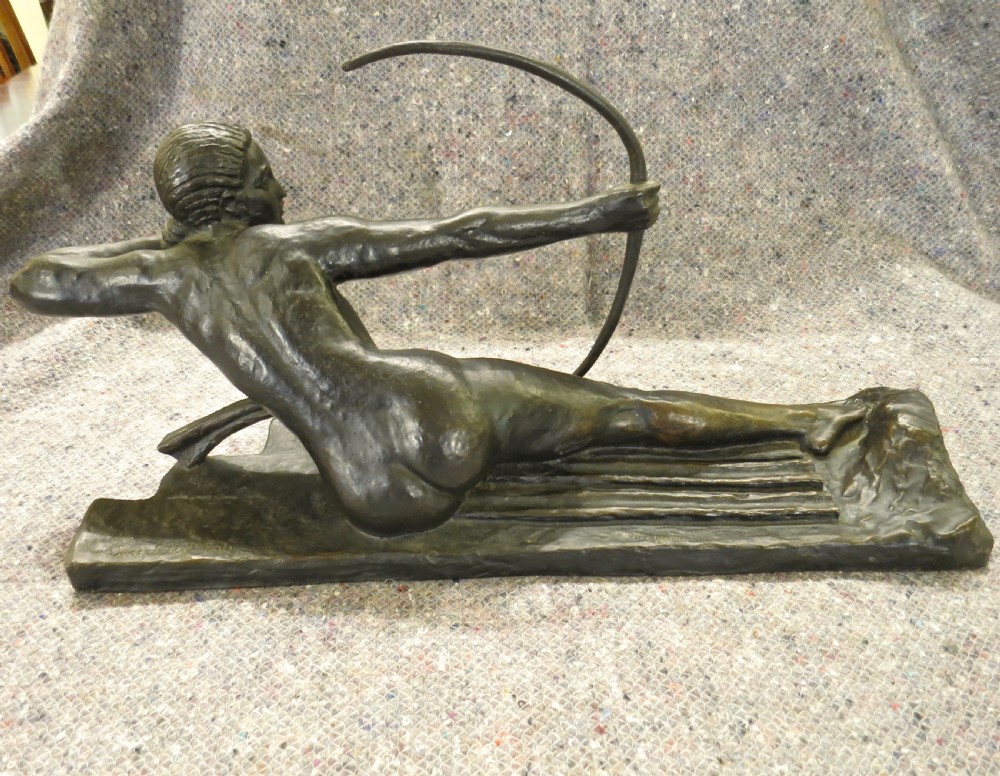 MARCEL BOURAINE: A FINE ART DECO BRONZE View III