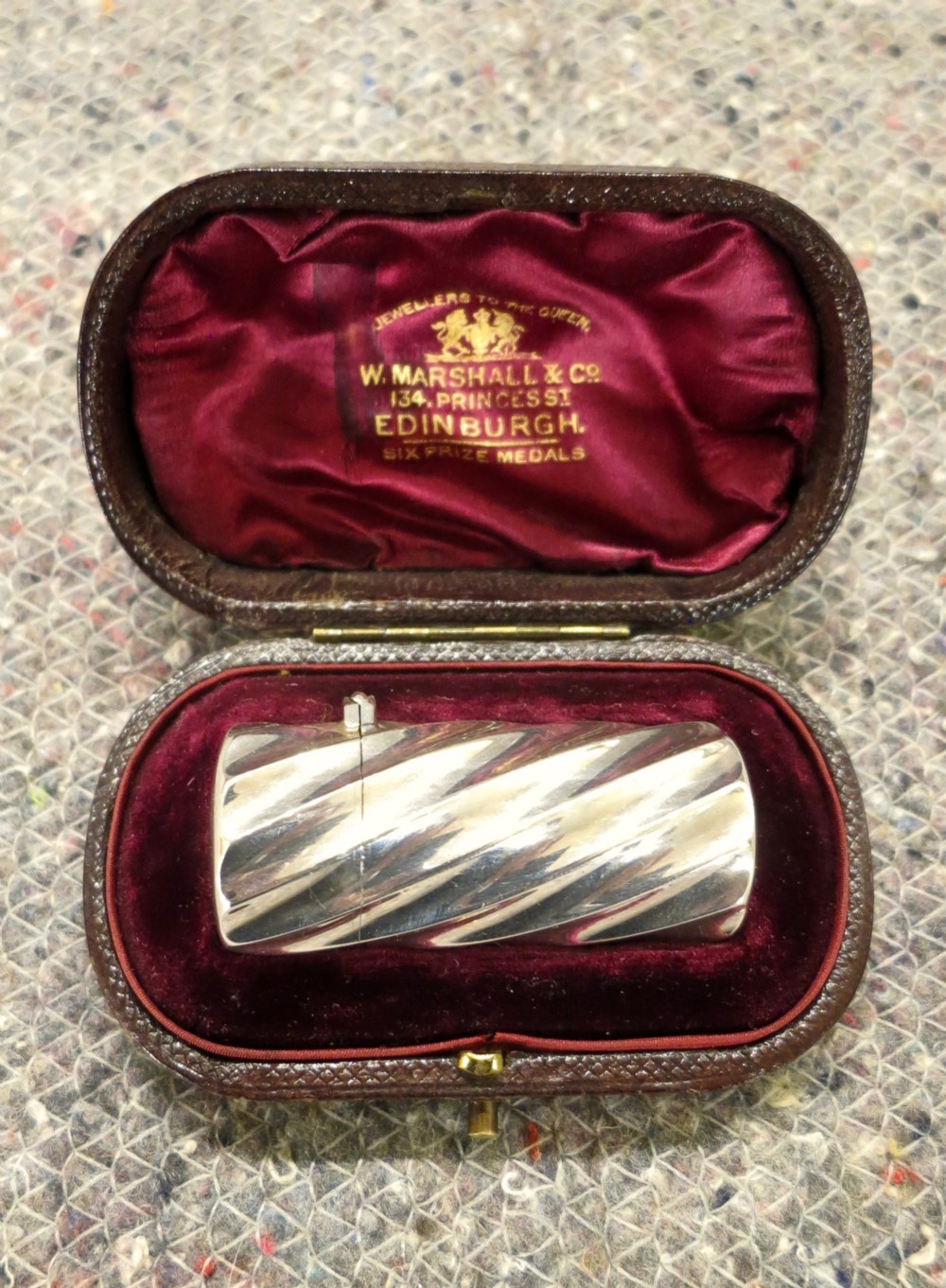 CASED SCENT BOTTLE BY SAMPSON MORDAN